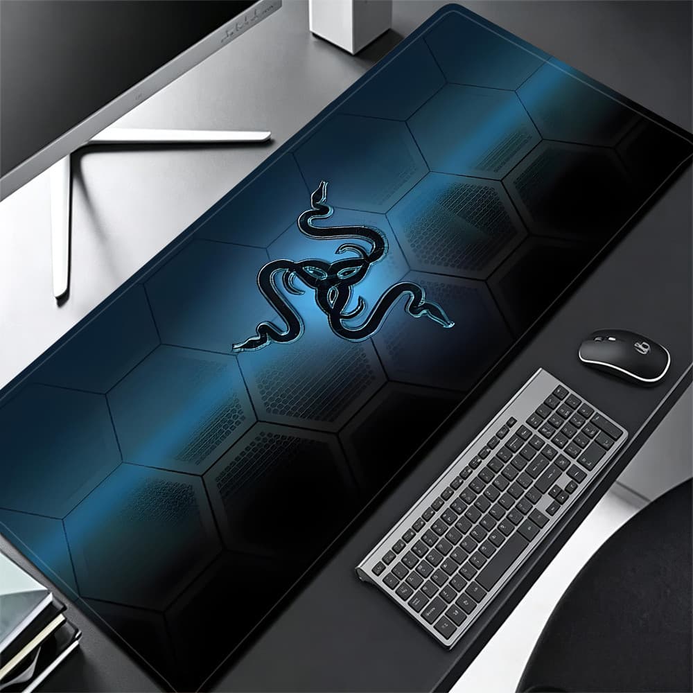 Grande Jogo Mouse Pad Antiderrapante 80X30 CM Impressões Personalizadas Mousepad Borda Costurada Razer KK2