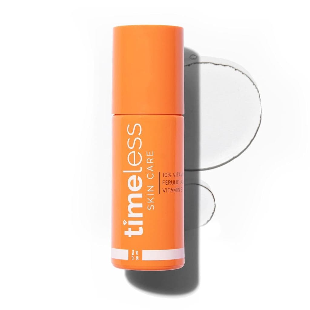 Sérum de Vitamina C Eternal Care, contém Vitamina E e Ácido Ascórbico, um sérum iluminador adequado para pele oleosa e s