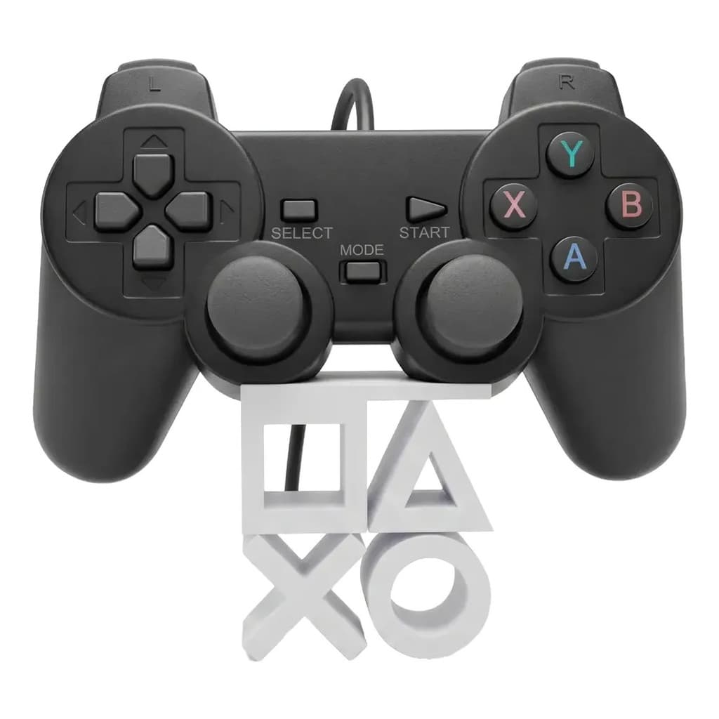 Suporte Gamer Para Controle Ps3 | Base Organizador De Mesa