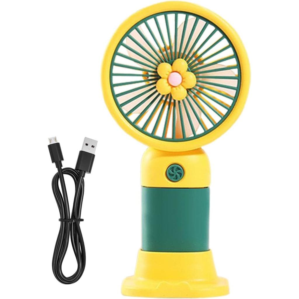Ventilador pessoal – Ferramenta recarregável por USB com base |   Ventilador portátil - adequado para casa, escritório,