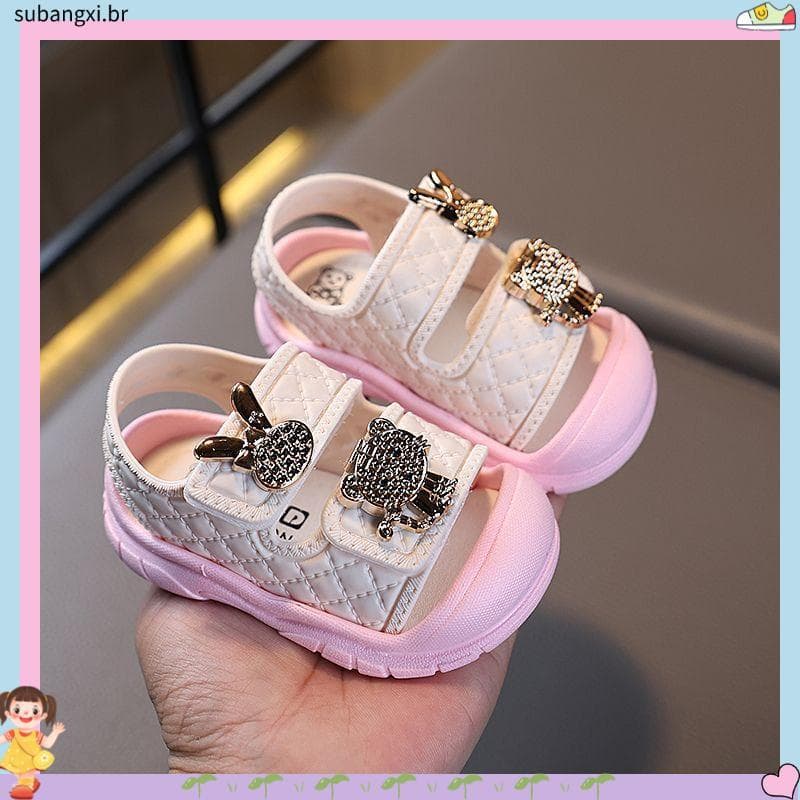 Sandálias de bebê verão criança sapatos de sola macia antiderrapante sandálias de bebê 1 a 2-3 anos de idade meninos men