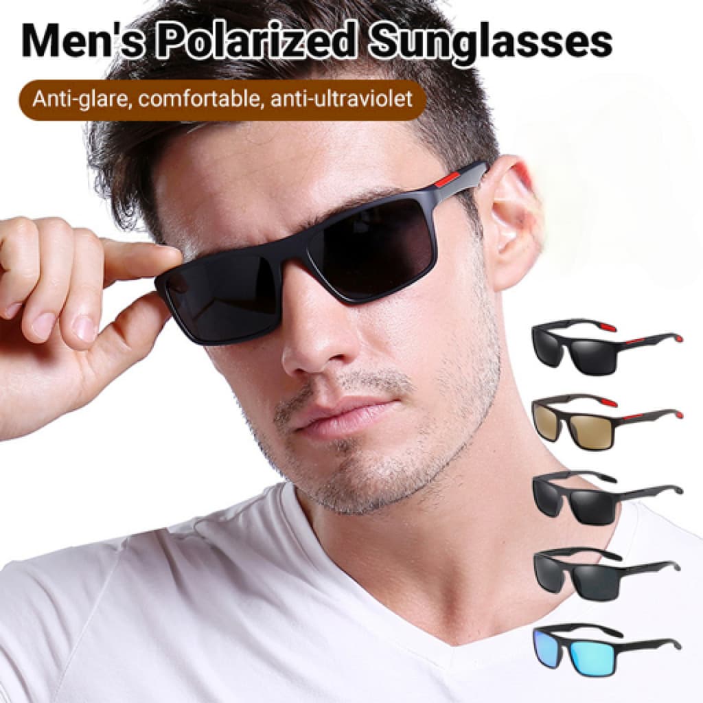 【Óculos Esportivos】Nuevo Mejor Polarizado Lentes De Sol Para Hombres/Óculos de Sol Polarizado/Dirigir/Esporte/Conforto