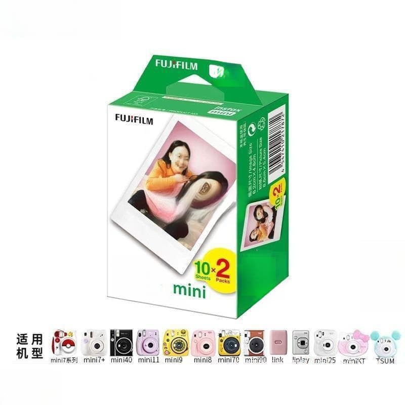 Papel fotográfico instantâneo com bordas brancas, papel fotográfico em tamanho de polegada.