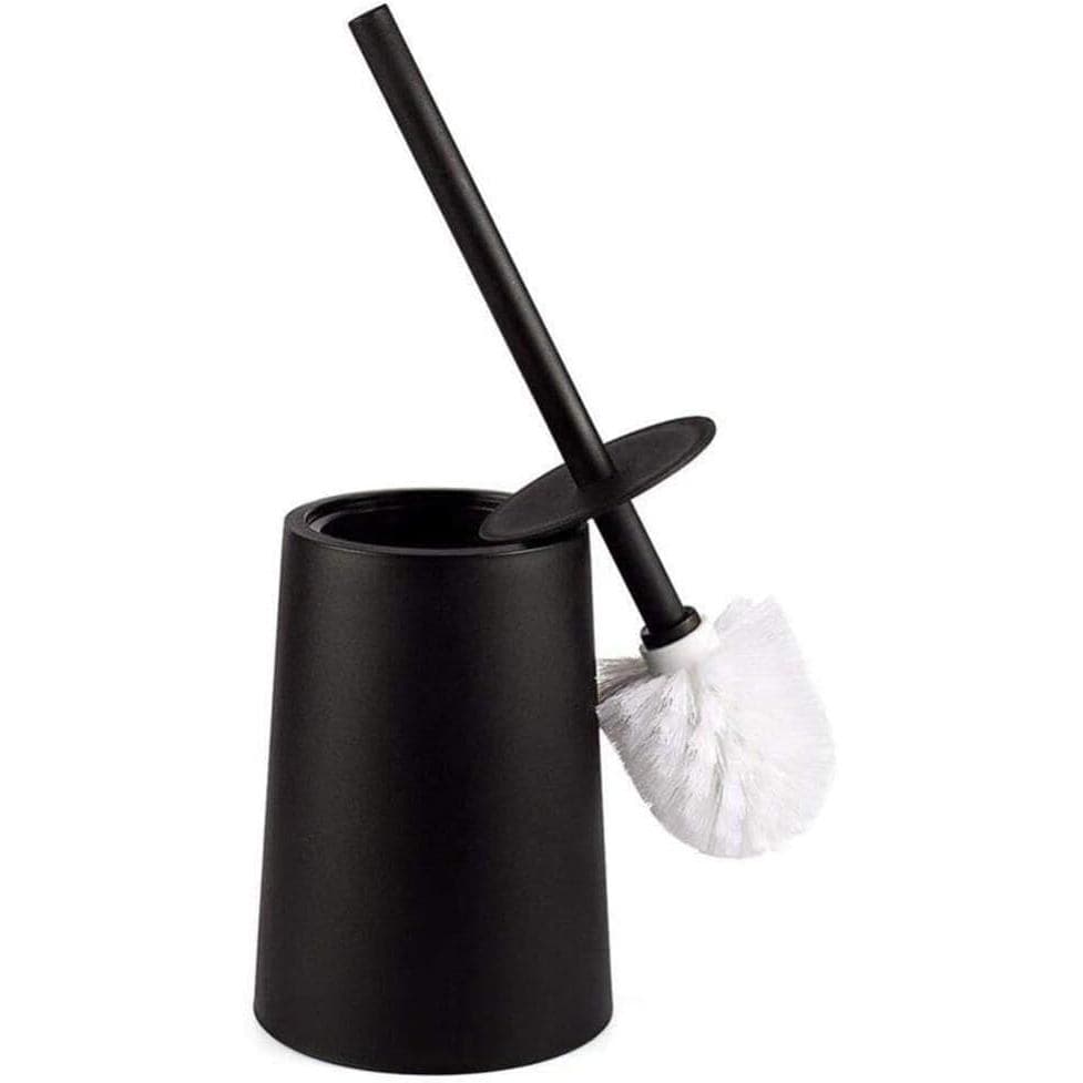 Escova para Vaso Sanitário com Suporte, Escova para Vaso Sanitário com Suporte Preto para Banheiros, Escova para Vaso Sa
