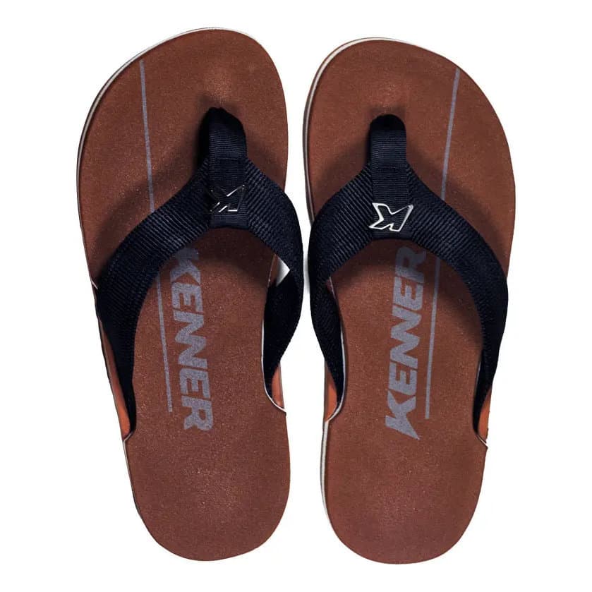 Chinelo Sandália Kenner Nk6 Pro Marrom Chocolate