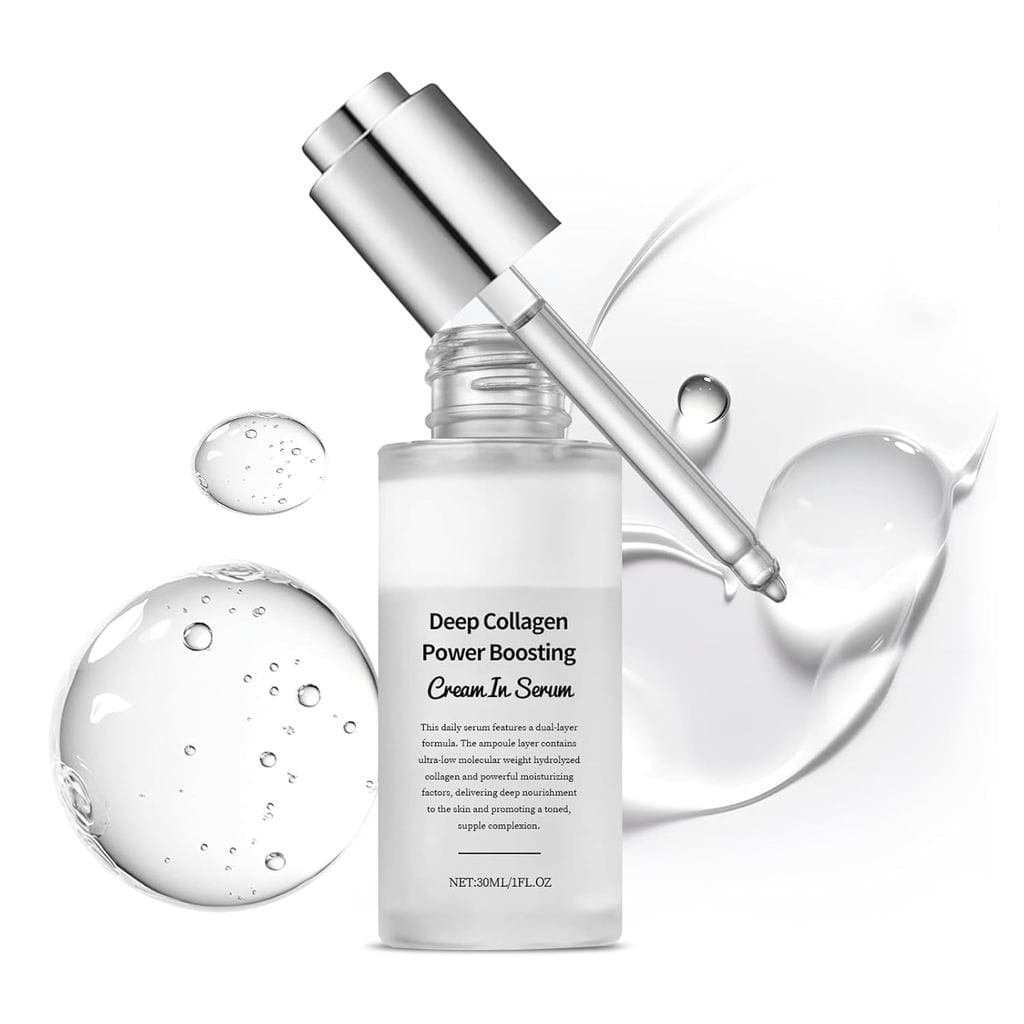 Sérum Antirrugas de Colágeno Profundo 30ML, Poderoso Cuidado Firmador e Hidratante, Contém Ácido Hialurônico para Essênc