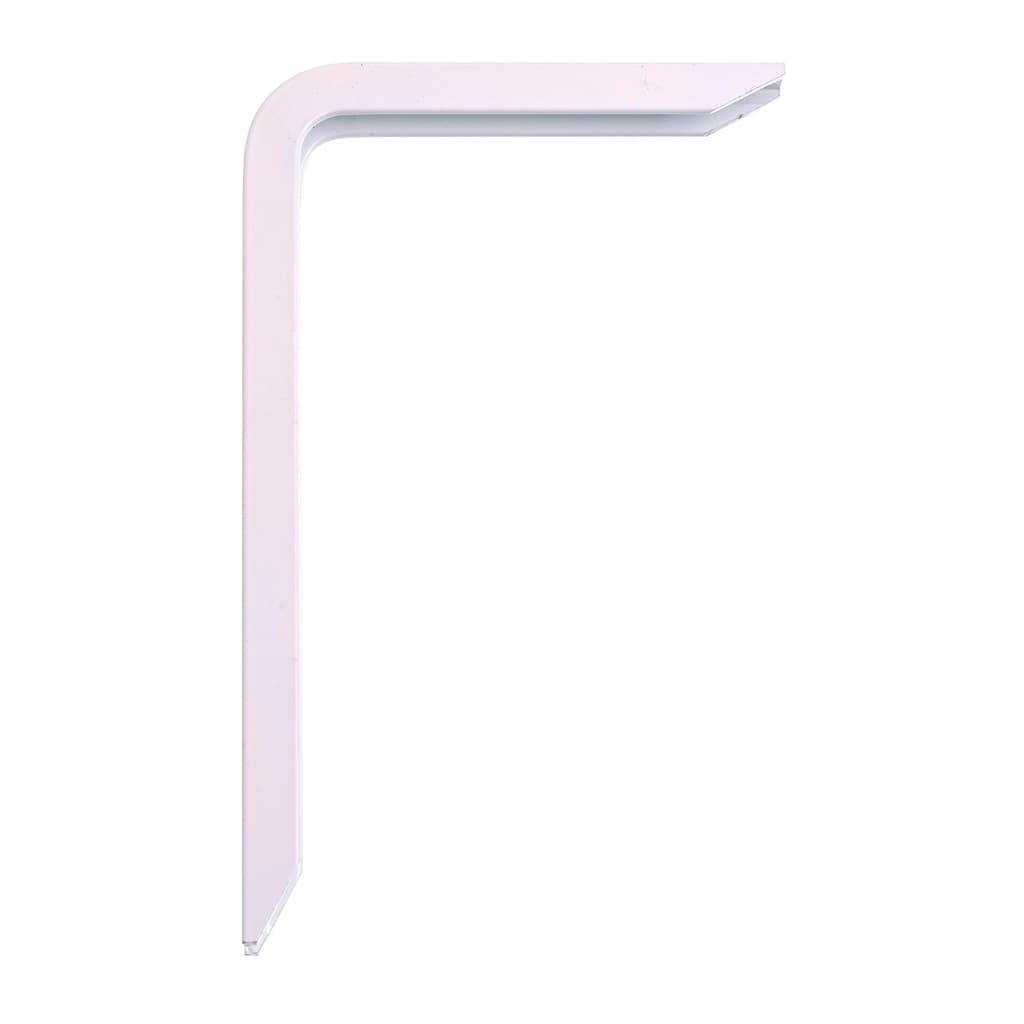 Kit 4X Suporte De Alumínio 25 Cm Branco