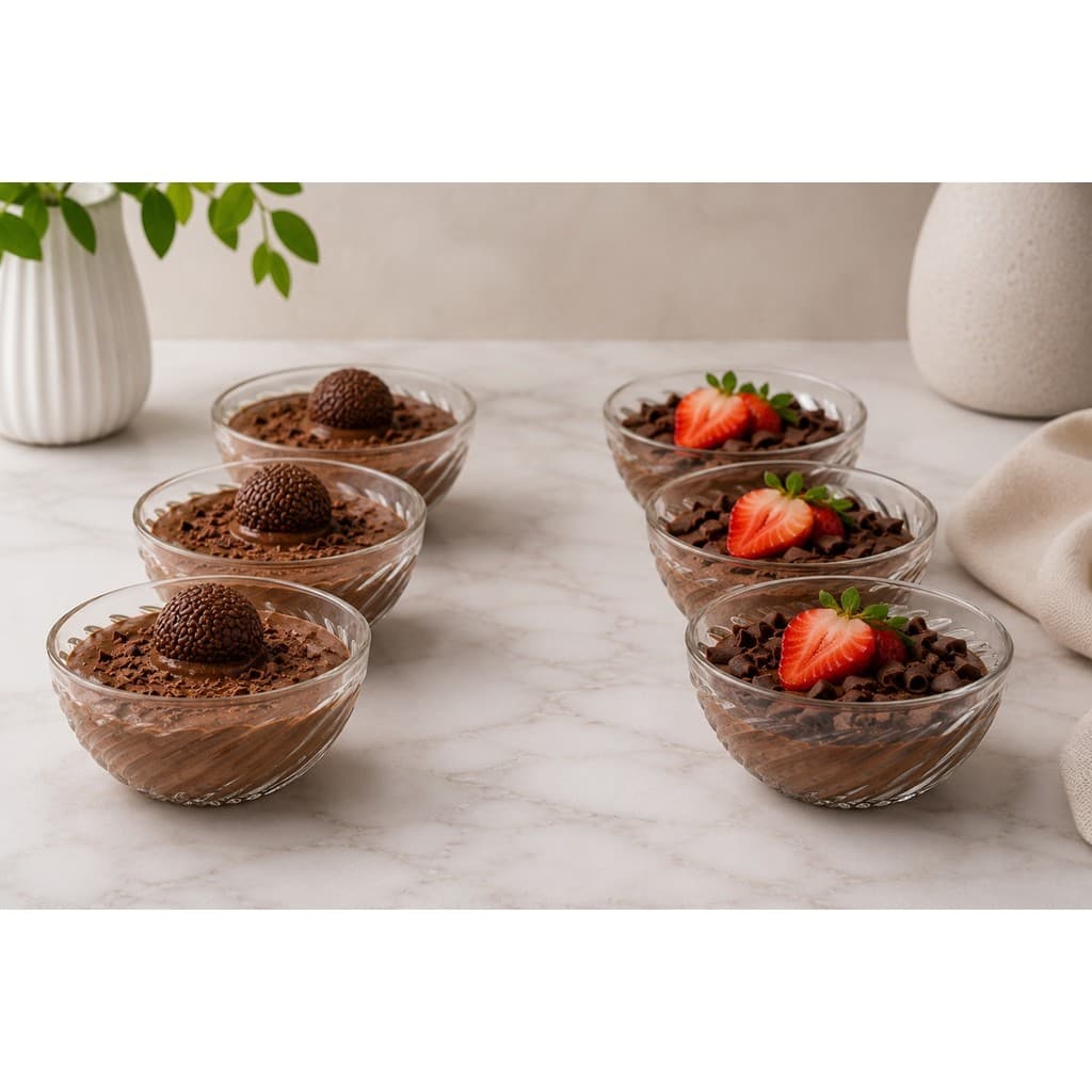 kit 6 Bowl Pequeno Tigelinha Sobremesa Petisco Multiuso 310ml