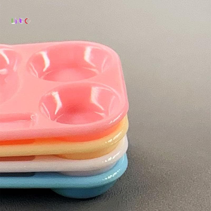 Uequilibrium 1 Peça Paleta De Cores De Arte De Unha De Desenho Animado Plástico Esmalte Em Gel Pintura Bandeja De Placa
