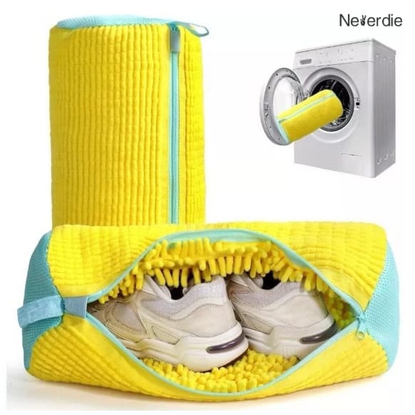 Bolsa Para Lavar Sapatos E Tênis Na Máquina De Prática