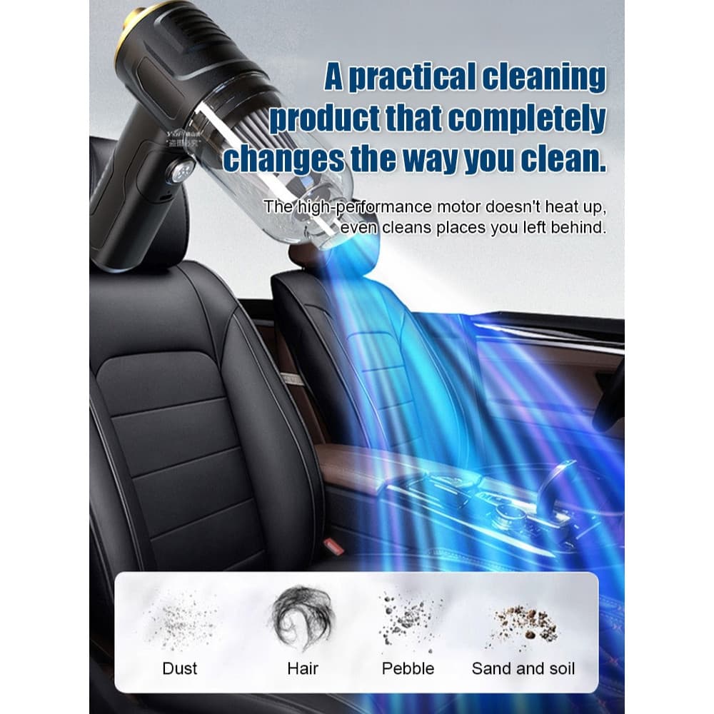 [Uso Versátil] Wireless Vacuum cleaner Vacuum cleaner Adjustable suction power Long nozzle Multiple accessories Aspirado