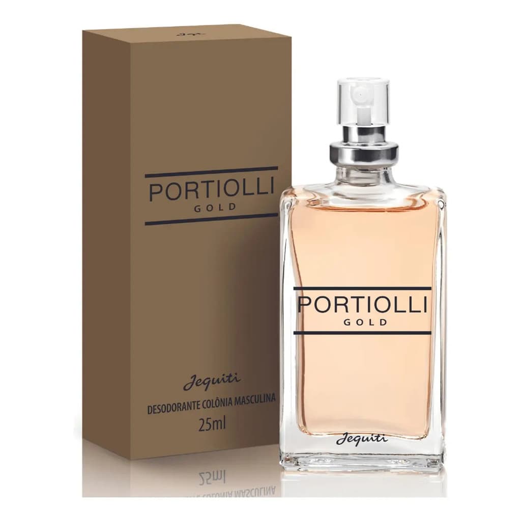 Perfume Portiolli Gold Desodorante Colônia Jequiti 25ml