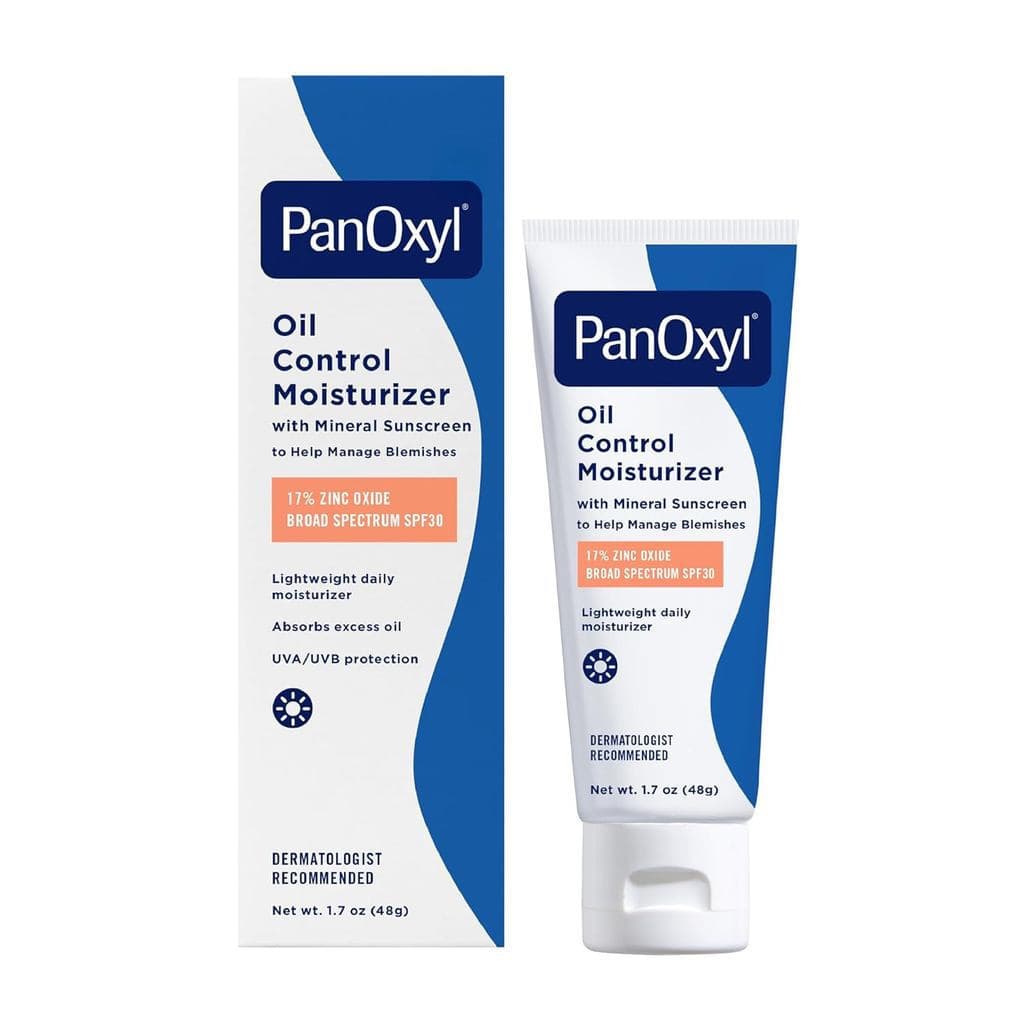 Hidratante PanOxyl AM Oil Control, Nova Fórmula Transparente, Absorve o Excesso de Óleo e Reduz o Brilho. Contém ingredi