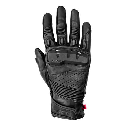 Luva Motoqueiro Texx Phanter Couro Poliéster Preta Antiderrapante Touch G L