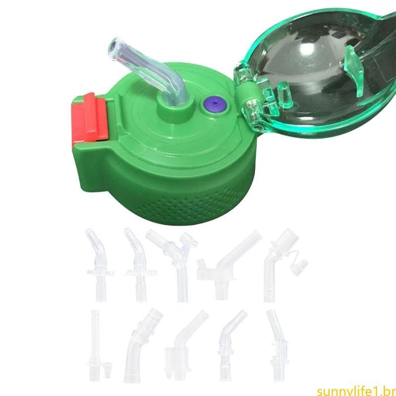 sun Bocal De Copo Isolado Para Crianças , De Água , Cabeça De Palha De Silicone Garrafas