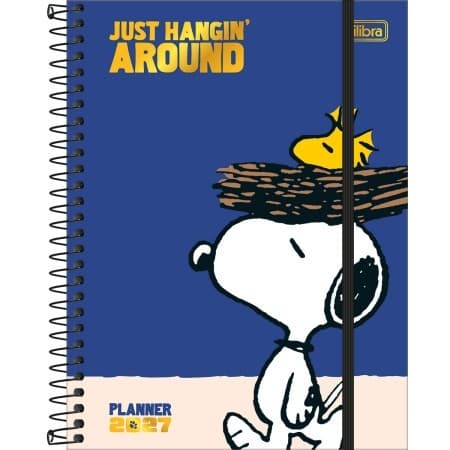 Agenda Planner Espiral Snoopy 2027 Tilibra