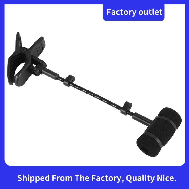 Clipe De Microfone Condensador De Instrumento Para Flauta Clarinete Piccolo Oboé Suporte Universal De Montagem Em Rack