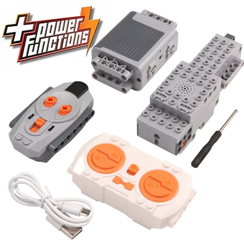 Controle Remoto Técnico, Bateria Inteligente, Módulo de Potência do Motor com APP, Blocos de Construção com Tecnologia 0