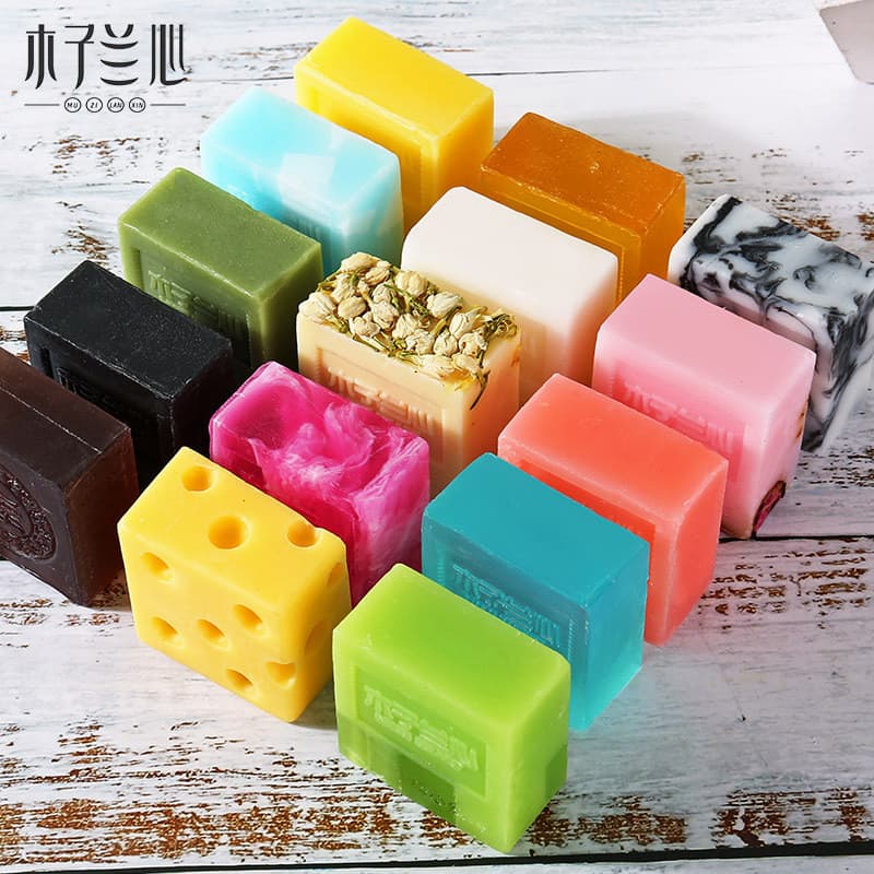 Muzi Lanxin Sabonete Artesanal Planta Óleo Essencial Sabonete Corporal Sabonete Corporal Sabonete de Limpeza Facial Sabo