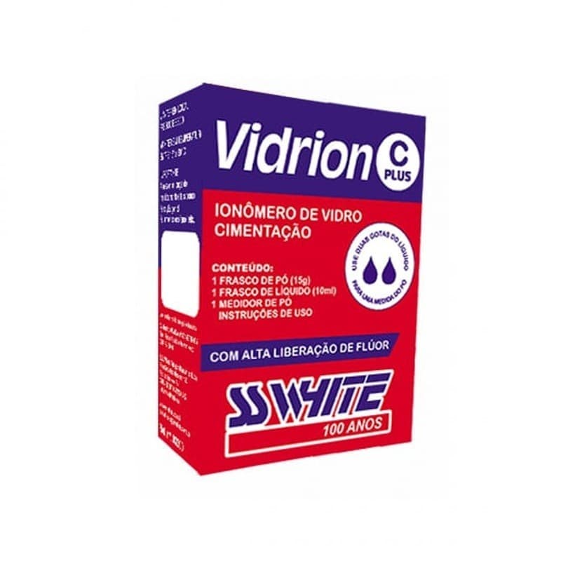 Ionômero de Vidro Para Cimentação SS White Vidrion C Plus