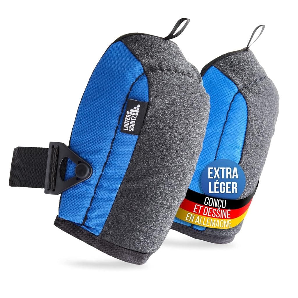 Proteção de Lautenschutz ®     Joelheiras LÉGER, adequadas para ambientes de trabalho confortáveis - em casa, reformas,