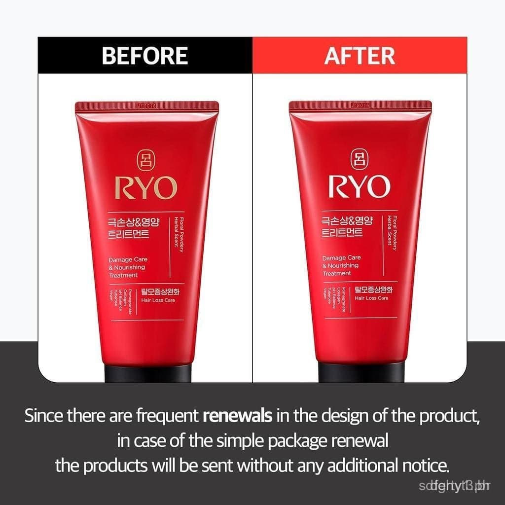 Tratamento Nutritivo e Reparador RYO com Ginseng Coreano e Cafeína - Máscara Condicionadora Profunda para Hidratação, Cu