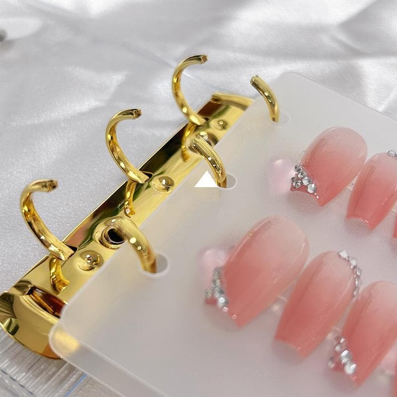 Peça De Arte Do Prego Livro De Armazenamento Dicas De Unhas Exposição Álbum De Fotos Cartão Clipe Placa De Exibição DIY