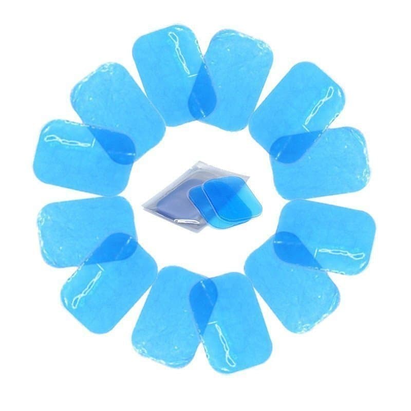 Almofada de gel de 4*6cm, adequada para estimuladores musculares EMS, acessório de reposição para massageadores de fitne