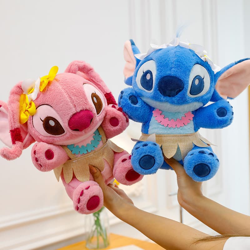 Urso de Pelúcia Stitch de 30/45cm, Série de Padrões Festivos, Brinquedo de Pelúcia Cartoon Stitch XJXR