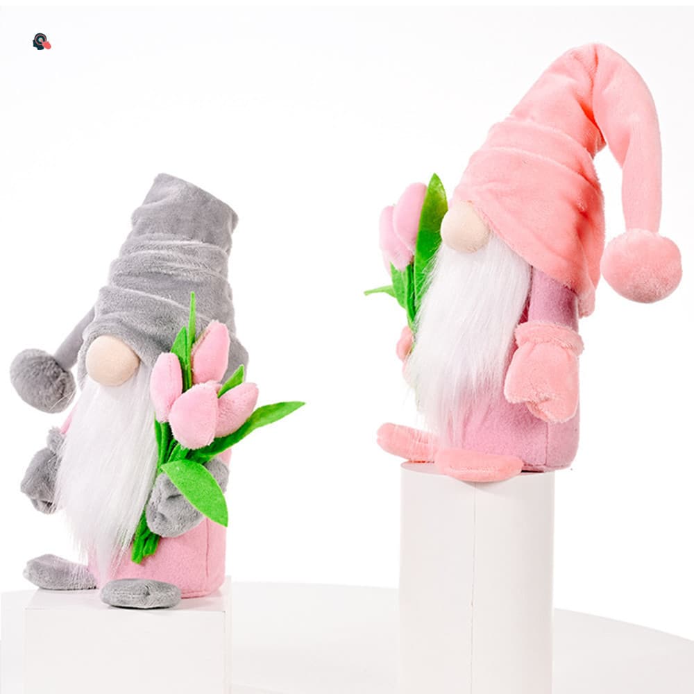Boneca de Flor Tulipa Curta, Alta Elasticidade, Decoração Confortável, Decoração para o Dia das Mães CYZL
