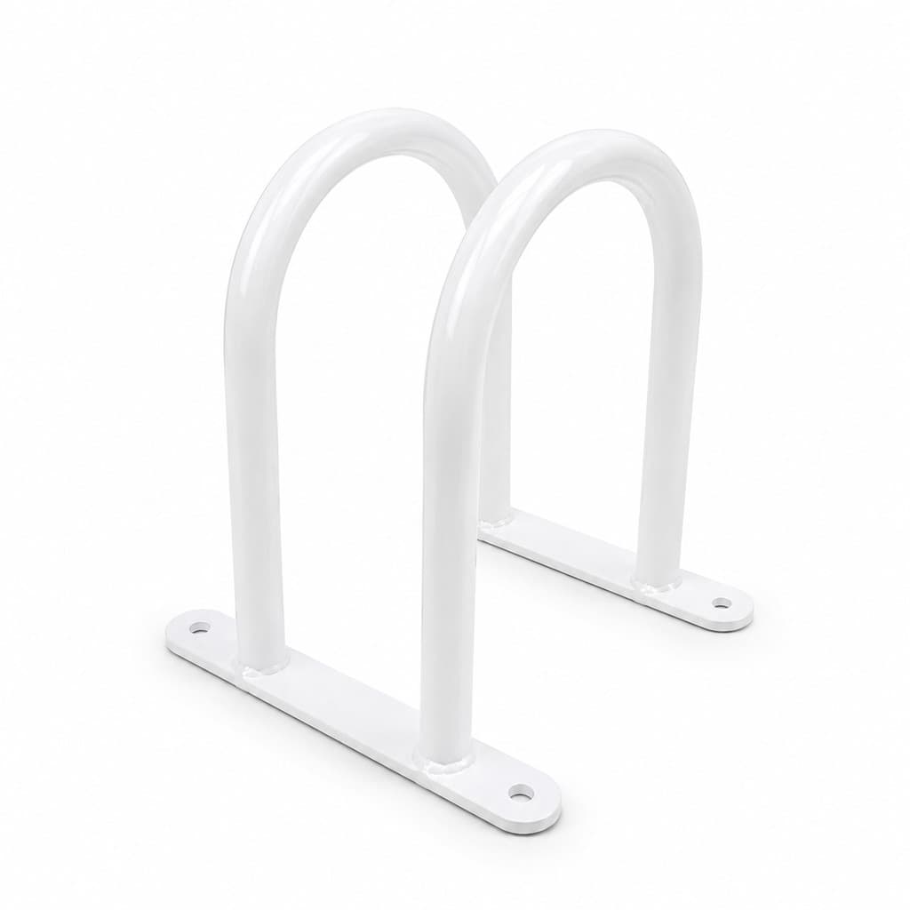 SUPORTE DE CHÃO BIKE PARA BICICLETAS ARO 24 A 29 - BRANCA