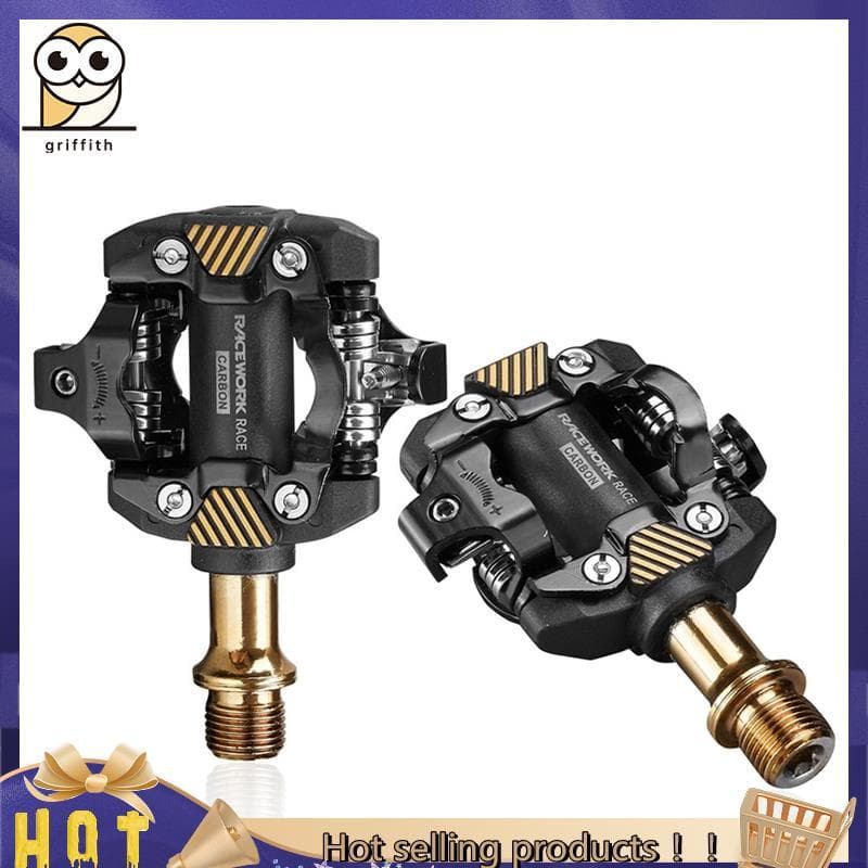 Brs1racework Pedal De Bicicleta MTB Pedais SPD Com Travamento Automático Grampos Para Mountain Bike Rolamento Apoio Os P