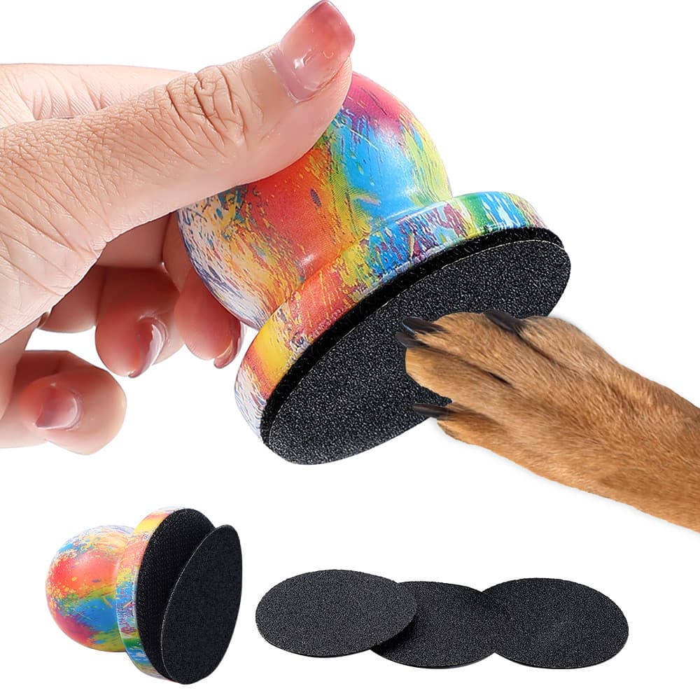 Novo estilo apontador de garra para animais de estimação destacável placa de reparo de unhas para cães e gatos ferrament