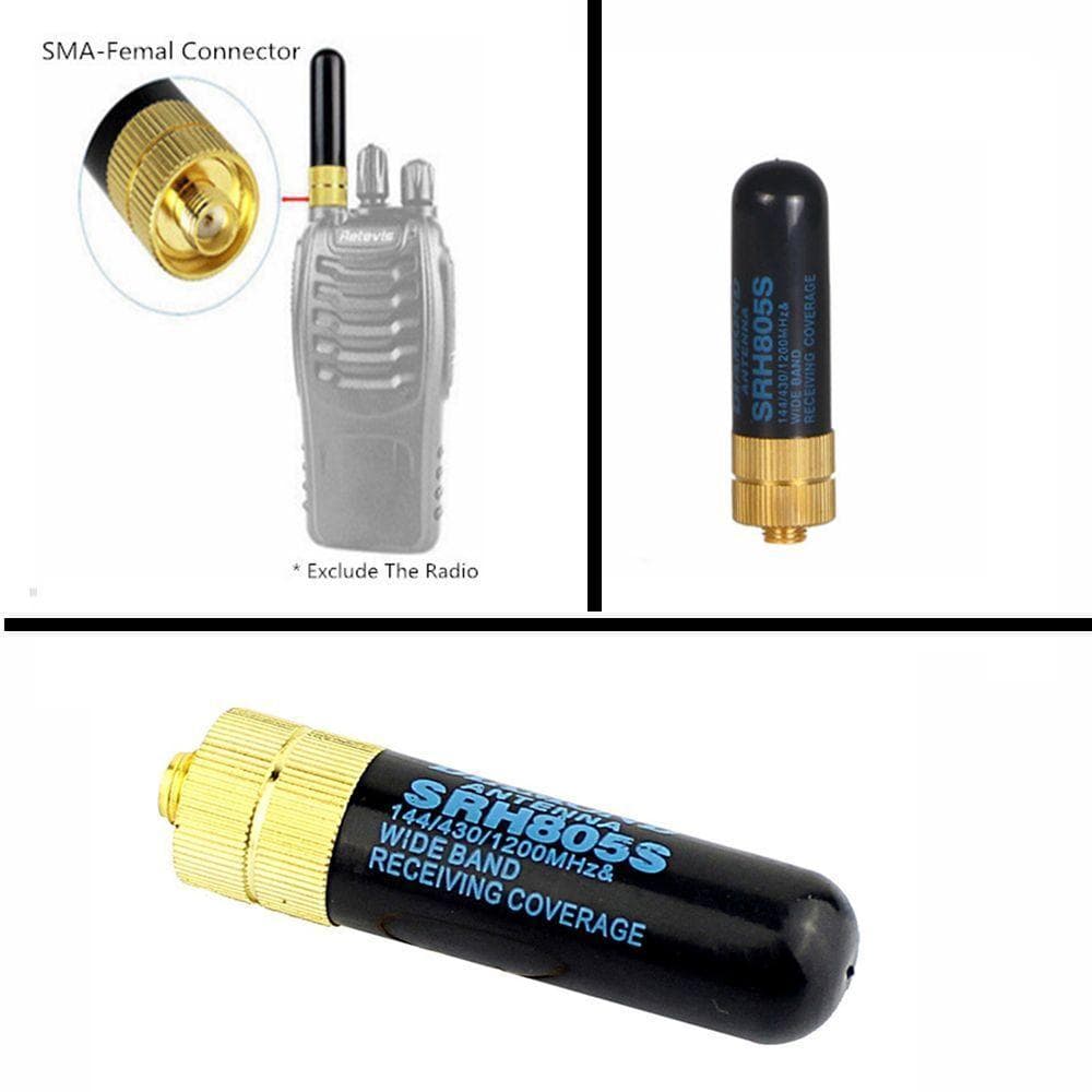 Antena KALTENDIN TG-UV2 Talkie Venda A Quente SMA-F Rádio Baofeng UV-5R SRH805S Dual Band