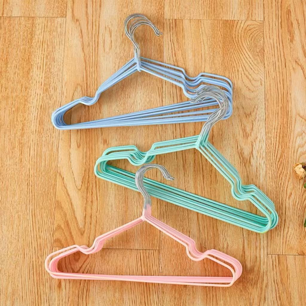 KIT 10,20 ,30 Conjunto de cabides de metal resistentes para roupas infantis  30cm