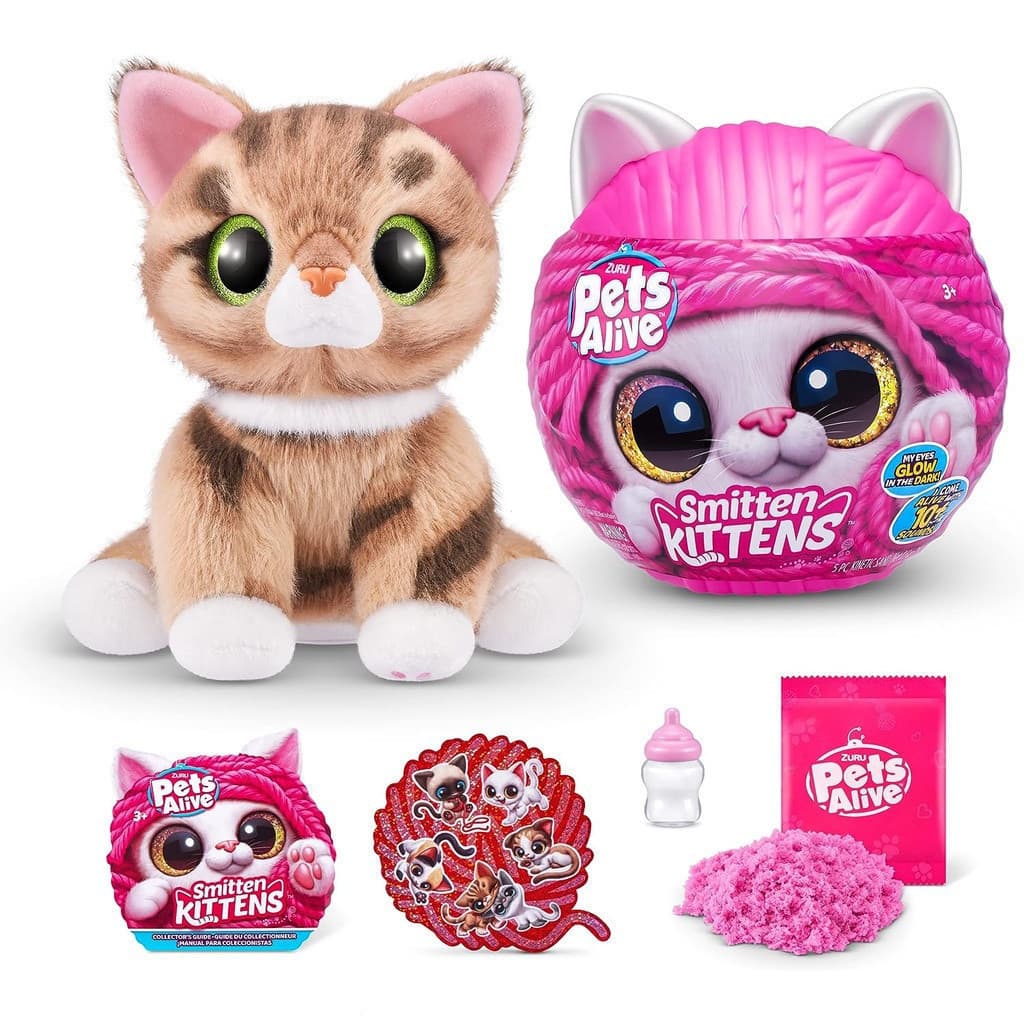 Saru Animal Surpresa Gato Interativo 10 Tipos Desenhos Animados Voz Menina Voz Brinquedo Boneca Presente de Aniversário