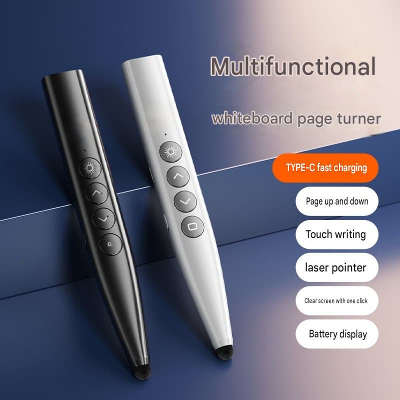 2.4G Bateria Recarregável Carregamento De Energia Apresentador Sem Fio 200M Distância De Controle Receptor USB Pigfly