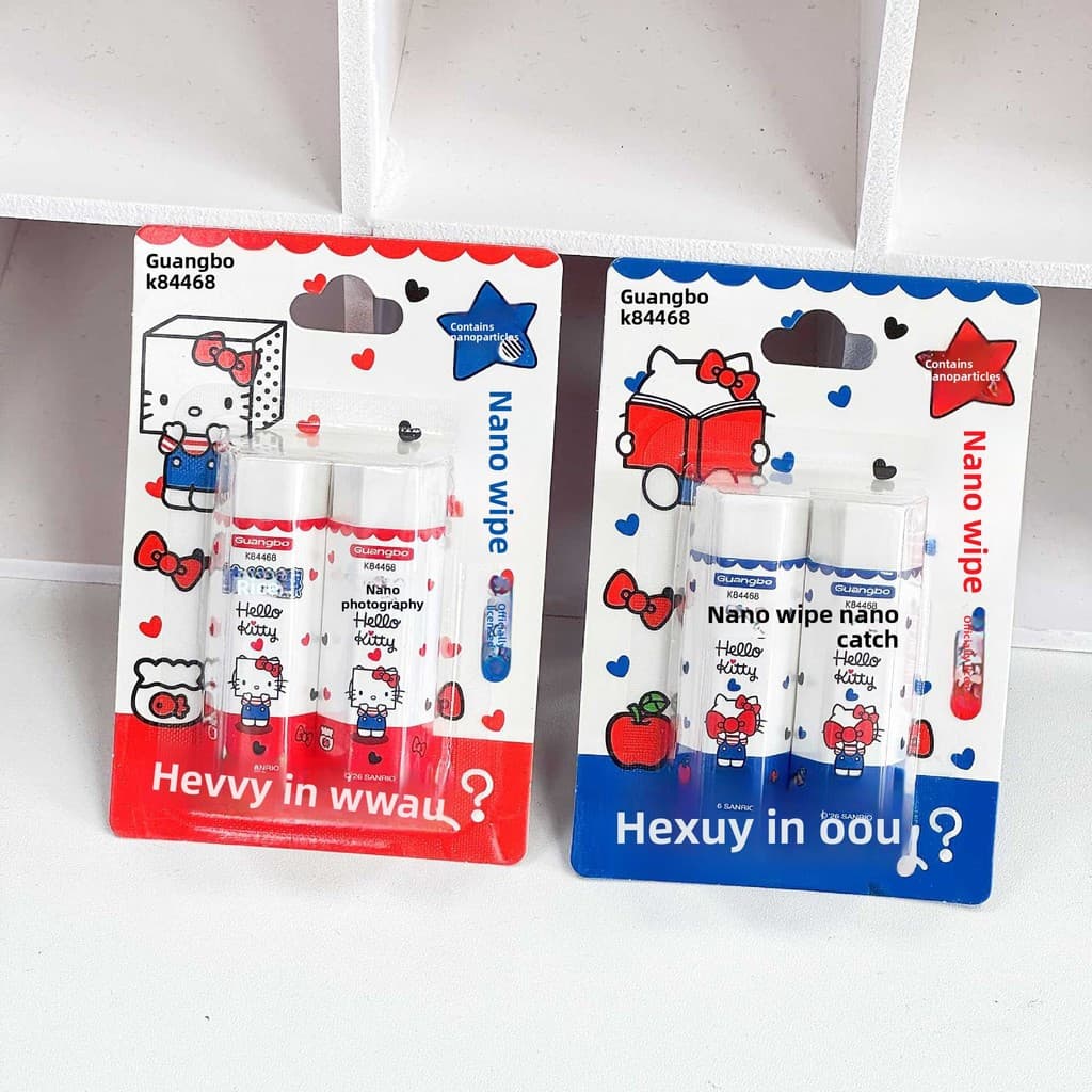 Borracha Nano Cartoon Student apara artigos de papelaria limpos