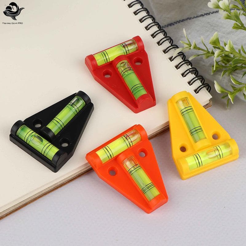 PFG 2 Pçs Mini T Tipo Instrumento De Medição De Nível De Espírito Triangular-Bolha Escudo Ferramentas Plástico FG