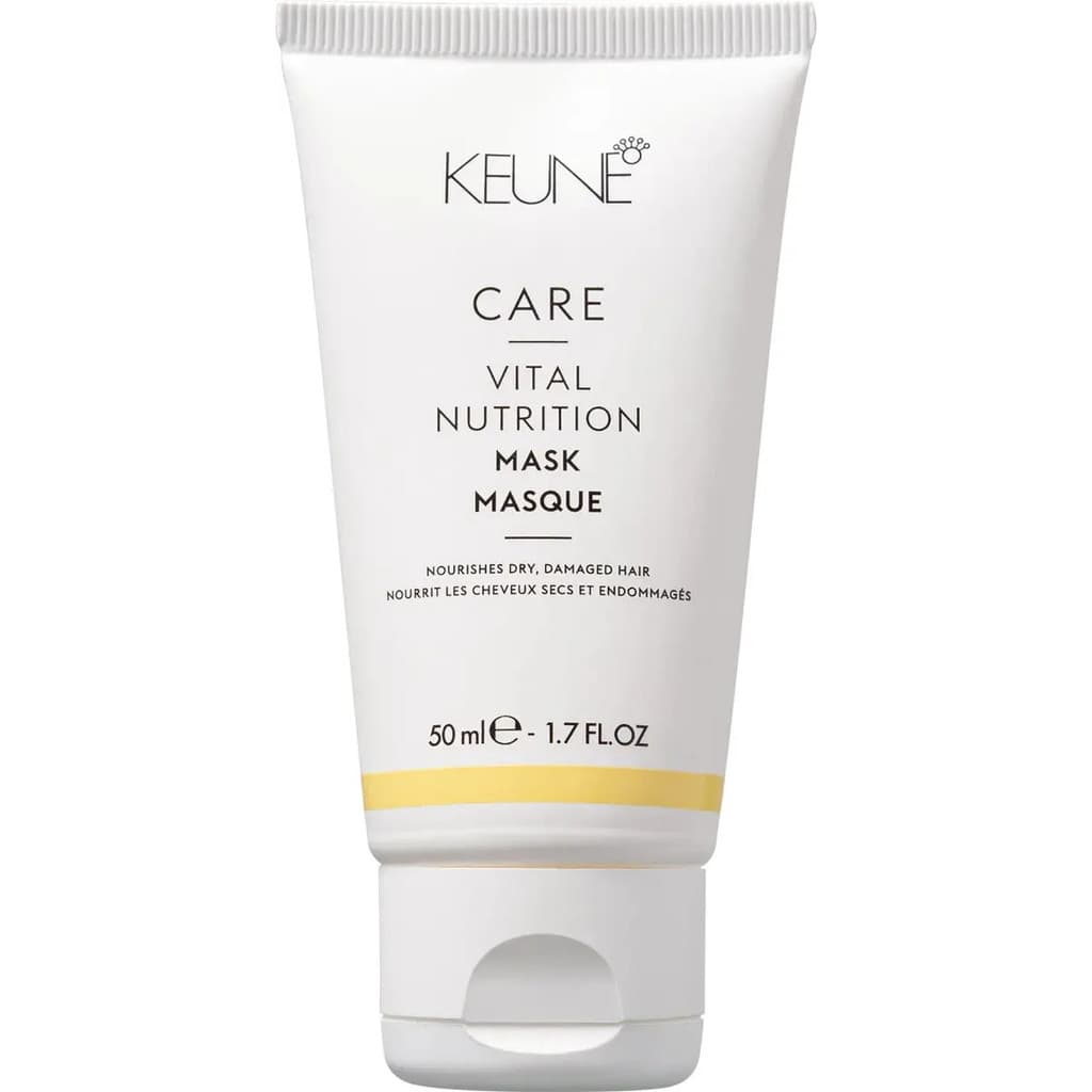 Máscara Keune Care Vital Nutrition 50ml Nutrição e Reparação para Cabelos Secos e Danificados
