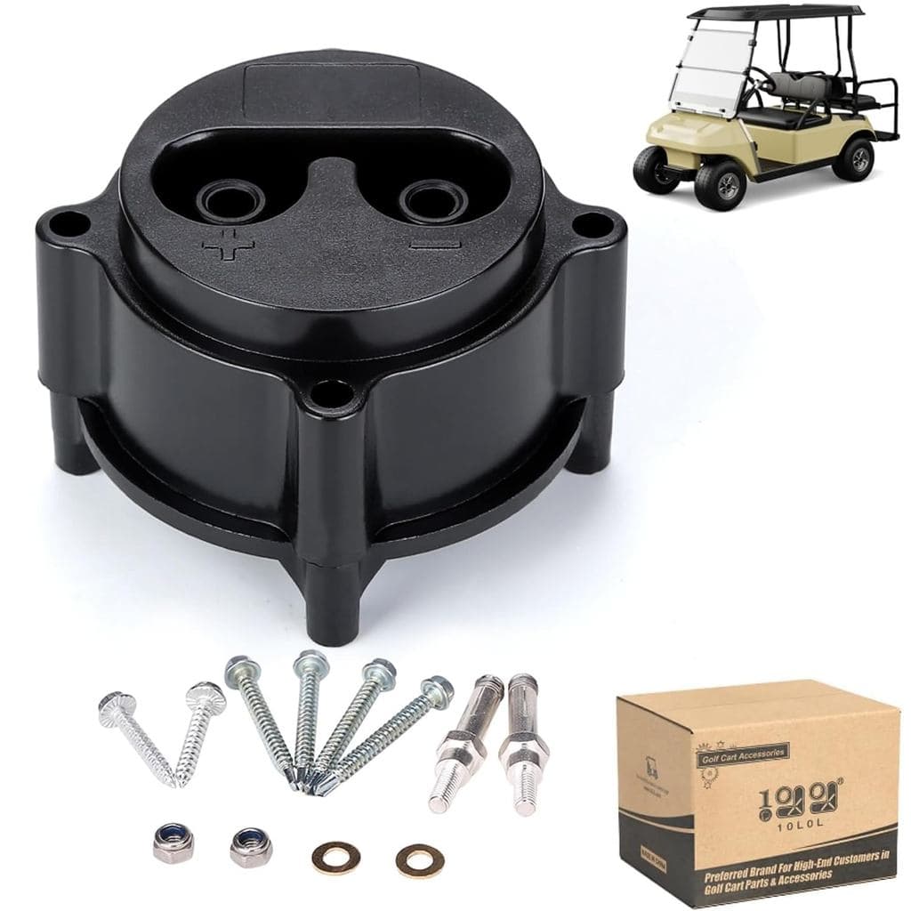 Receptáculo de Carregador para Carrinho de Golfe 10L0L – Receptáculo de 48V DC para Yamaha G19 G22 1996-2007, CPJR1-H618