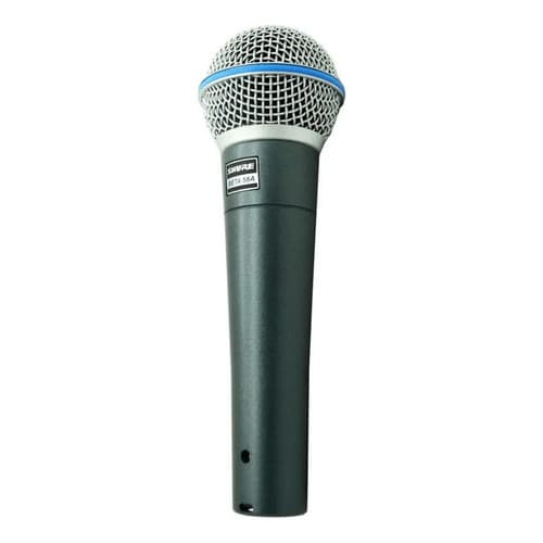 Microfone Bastão Beta 58a Shure Azul/prata