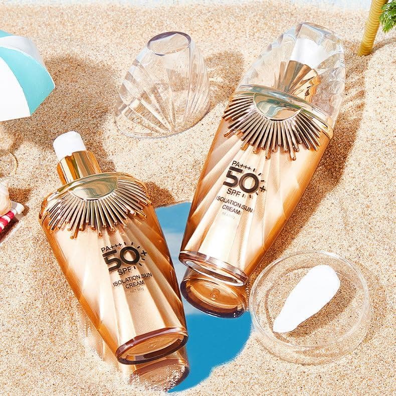 Protetor solar SPF50 - Protetor solar facial à prova d'água de longa duração, adequado para uso ao ar livre no verão, co