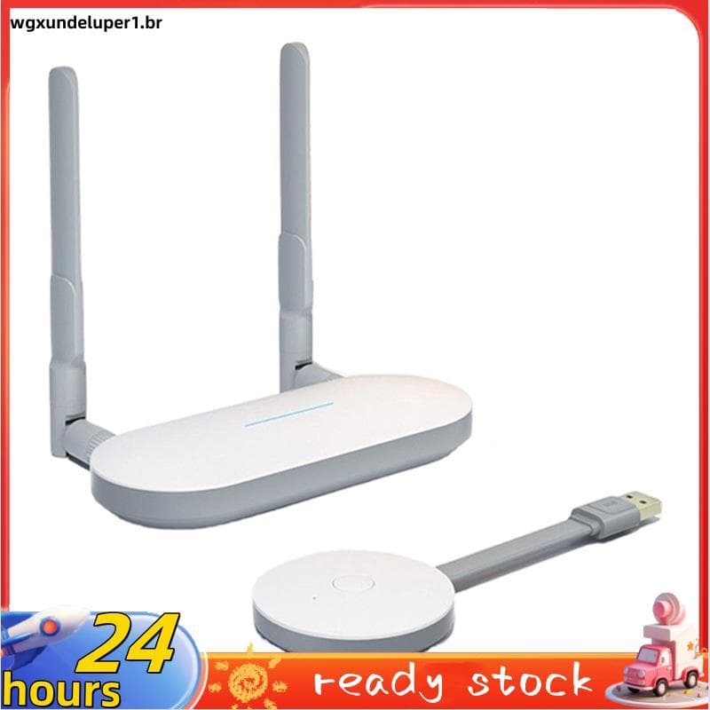 50m 5G-Extensor Sem Fio Compatível WiFi Display Dongle Longo Alcance-Kit Receptor Transmissor De Vídeo
