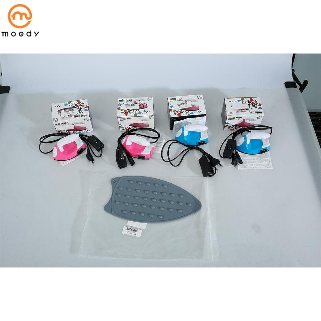 Mini Máquina De Prensa Térmica Portátil Ferro Elétrico Com Almofada De Isolamento Térmico De Silicone Pequena Calor De V