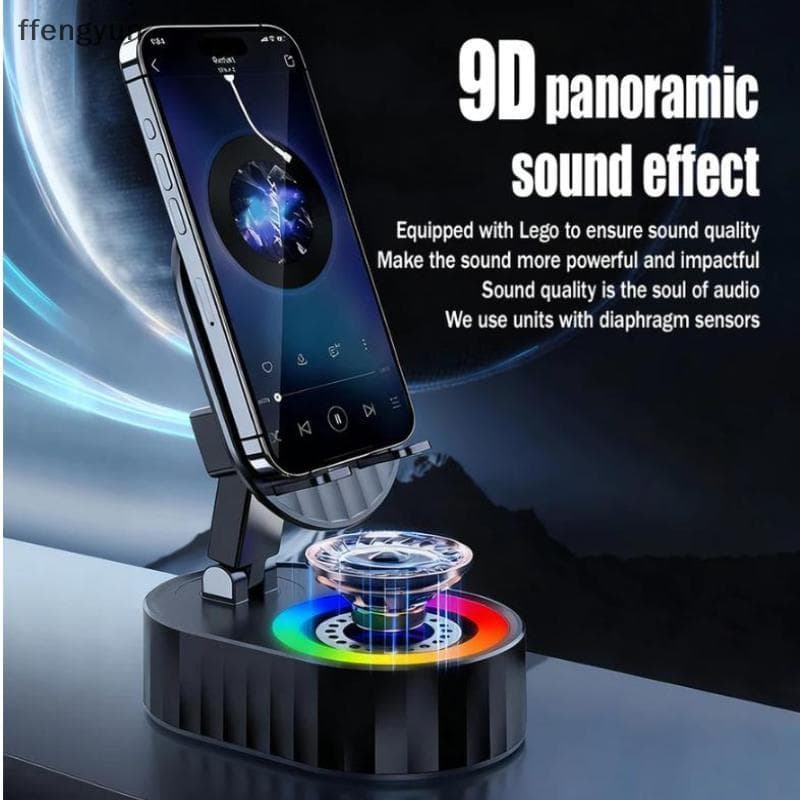 Alto-Falante De Indução FFE Com Suporte Para Telefone 6 Em 1 360 ° Base De 3000mAh F