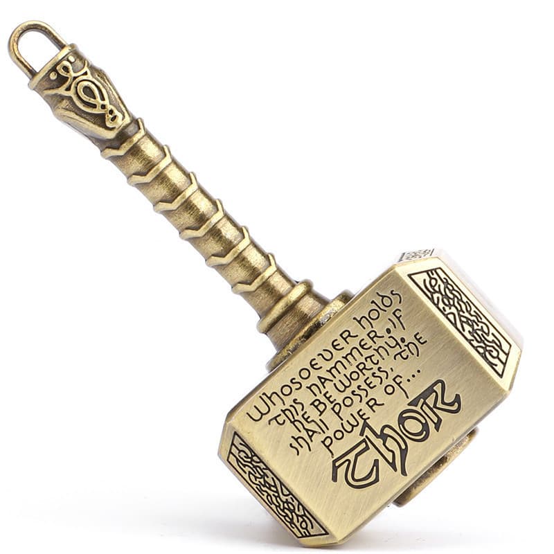 Martelo giratório EDC de metal, adequado para pessoas com autismo e TDAH, brinquedo para alívio do estresse, gadget anti