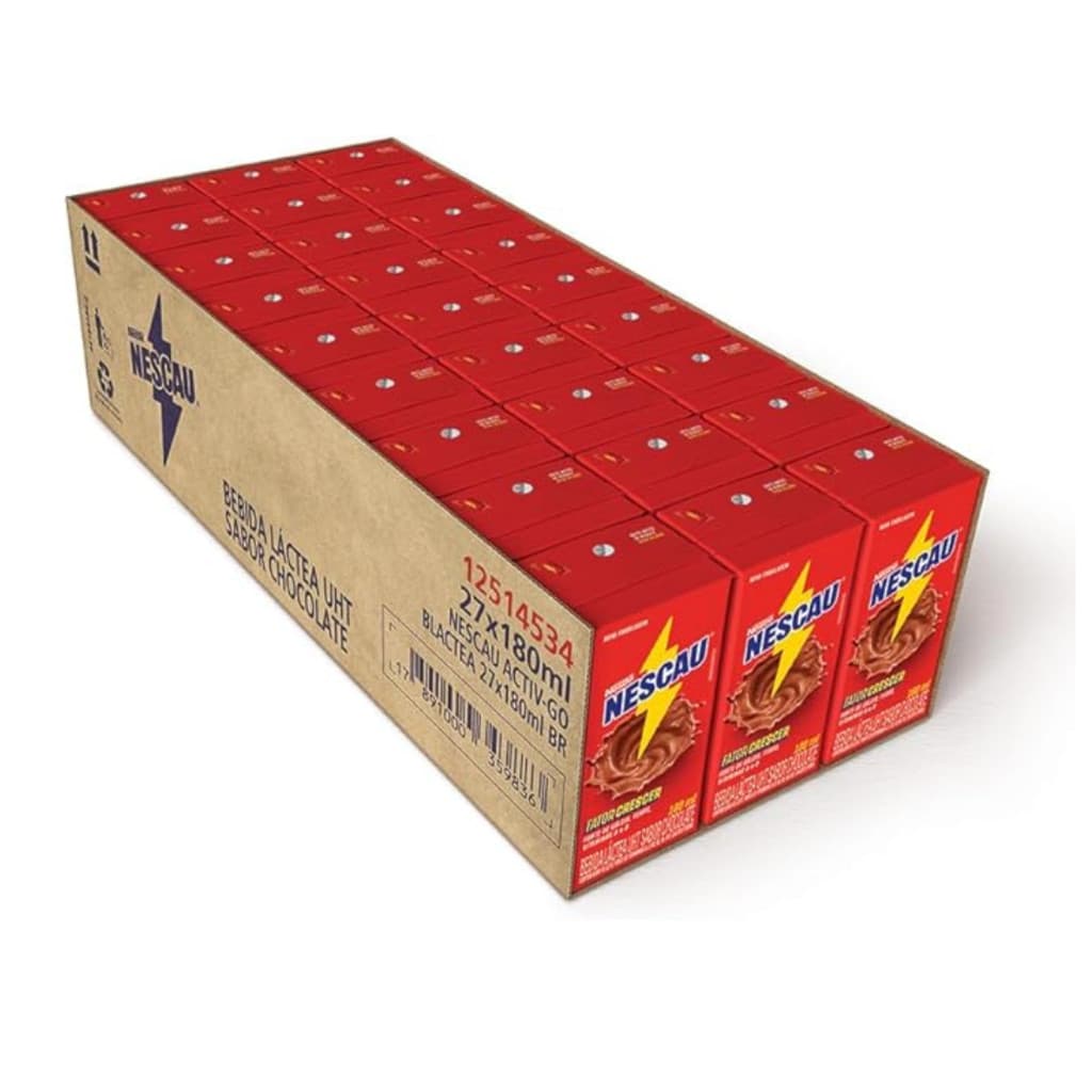 ACHOCOLATADO NESCAU PRONTINHO 180 ML CX C/27 promoção