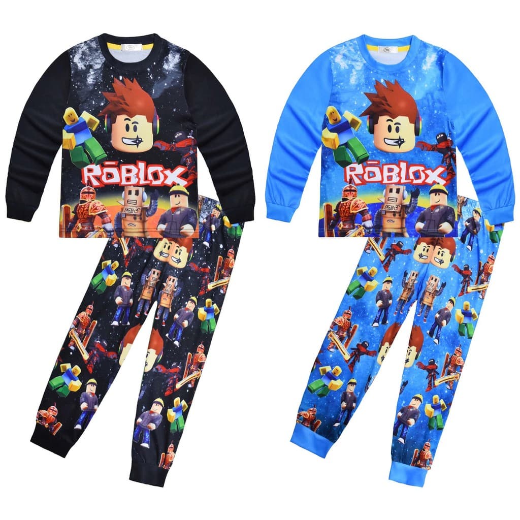 Novo estilo menino terno ROB LOX médio grande crianças casa terno manga longa terno de duas peças 81104