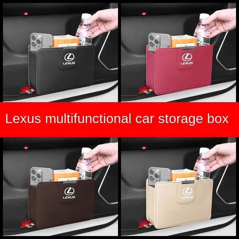 Bolsa Organizadora Multifuncional para Porta de Carro, Suporte para Lenços de Papel para Lexus CT ES IS GS LS LX RX UX N